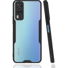Kzy Vivo Y31 2021 Kılıf Kamera Korumalı Colorful Kapak - Siyah