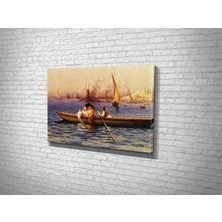 Tablo 360 Fausto Zanaro- Kayıkta Sefa Kanvas Tablo