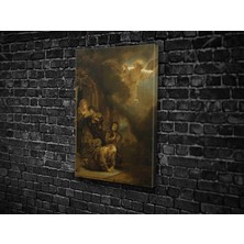 Tablo 360 Rembrandt- The Archangel Raphael Kanvas Tablo