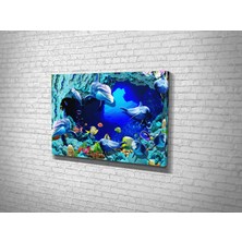 Tablo 360 Yunuslar Kanvas Tablo