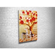 Tablo 360 Geyikler Kanvas Tablo