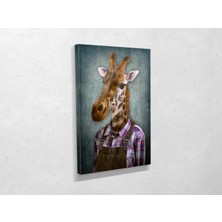Tablo 360 Zürafa Kafa Kanvas Tablo
