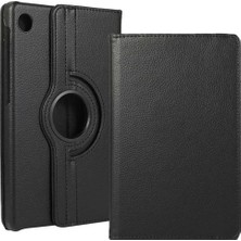 CoverZone Lenovo Tab M10 TB-X505F 10.1" Dönerli Standl Kılıf 360 Derece Dönerli Standlı Siyah