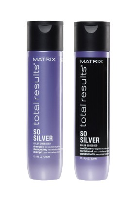 Matrix So Silver Mor Şampuan 300ML + Saç Bakım Kremi 300ML Bakım Seti