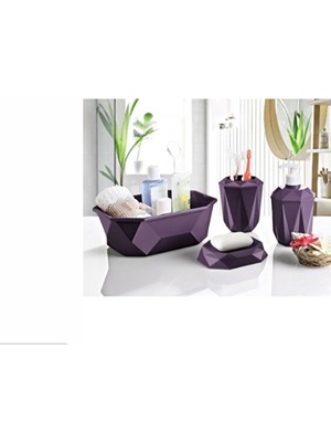 Ebrulihomeart Prizma 4'lü Banyo Seti