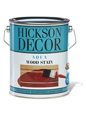 Hıckson Decor Aqua Wood Stain Dış Cephe Ahşap Boyası - Rosewood-5 Lt