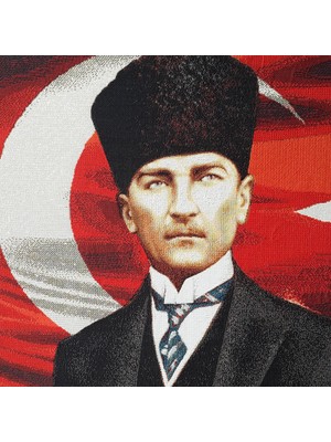 Niva Goblen Figüratif Seri-15 Dokuma Goblen Kumaş-Atatürk Portresi3