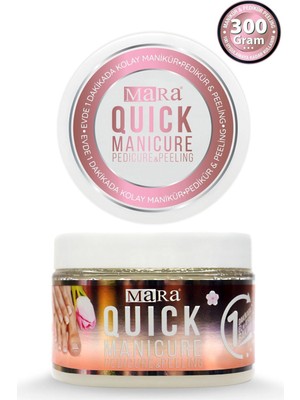 Mara 300 gr Pedikür & Manikür Peeling Kolay Kullanım Özelliği ile Hızlı Sonuçlar
