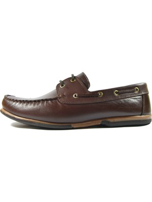 Riverland Y-03 Deri Kahve Erkek Ayakkabı