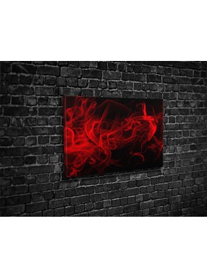 Tablo 360 Kızıl Duman Kanvas Tablo