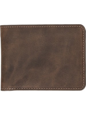 PLM Pier Kişiselleştirilebilir Deri Erkek Cüzdan G2 Kahve