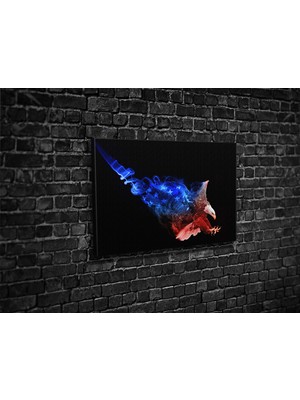 Tablo 360 Amerikan Kartalı Kanvas Tablo