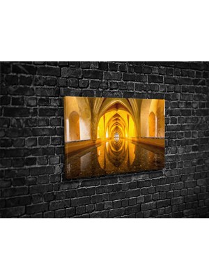 Tablo 360 Royal Bathroom Alcazar Sevilla, Spain Kanvas Tablo