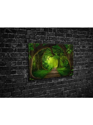 Tablo 360 Orman, Patika, Yol Kanvas Tablo