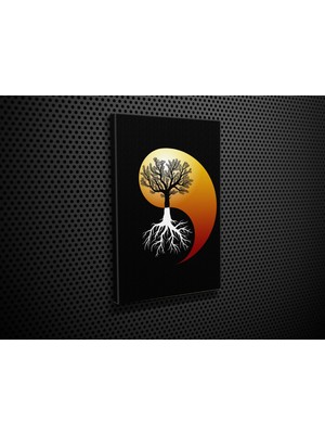 Tablo 360 Yin Yang Kanvas Tablo