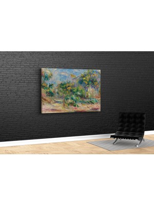 Tablo 360  Pierr- Auguste Renoir- Paysage Arbore Kanvas Tablo