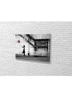 Tablo 360 Banksy- Ballon Girl There Is Always Hope Kanvas Tablo