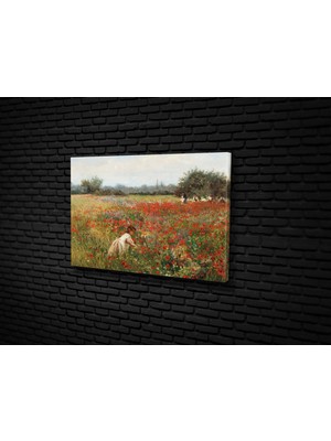 Tablo 360  Alexander Rossi- Gathering Poppies Kanvas Tablo