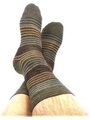 Socks Master Socks Master®  2 Çift Seamless Ince Yünden Erkek Çorap (40-44)(2 Çift)