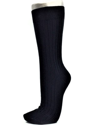 Socks Master  6 Çift Naturel Pamuk Penye, Naturel Corspun CRSP60/20 Elastanlı, Sağlık ve Konfor