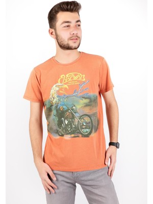 Superfly Tshirt Erkek Turuncu Tshirt 20583-23
