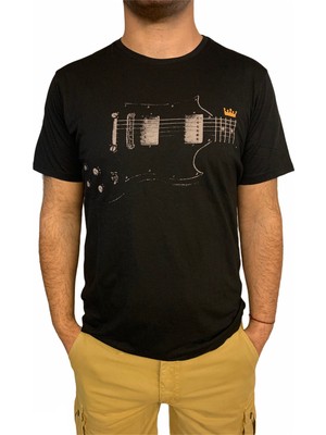 Superfly Men Tshırt Black Erkek T-Shirt 21537-02