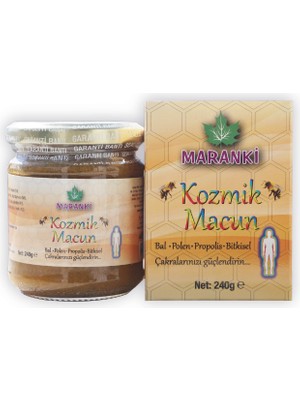 Maranki Bal + Polen + Propolis ve Bitkisel Karışım Macun 240 gr