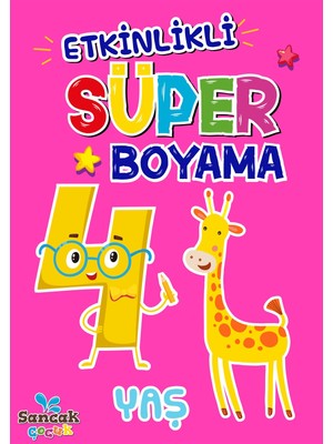 Sancak Çocuk Etkinlikli Süper Boyama 4 Yaş Üstü