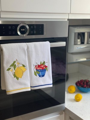 Nur Homing Kiraz & Limon 2'li Havlu