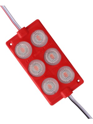 Powermaster Kırmızı Modül LED 75*40 3030 24 Volt 3 Watt