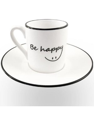 Decorium 2 Kişilik Kahve Takımı Be Happy