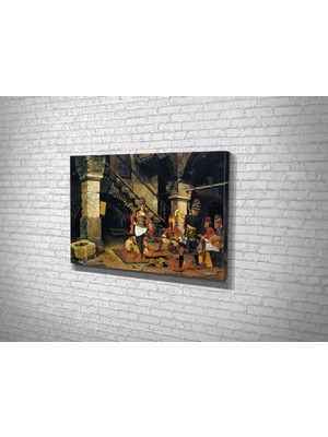Tablo 360 Osman Hamdi Bey- Zeybekler Kanvas Tablo