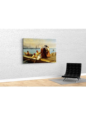 Tablo 360 Fausto Zanaro- Sandalda Cariyeler Kanvas Tablo