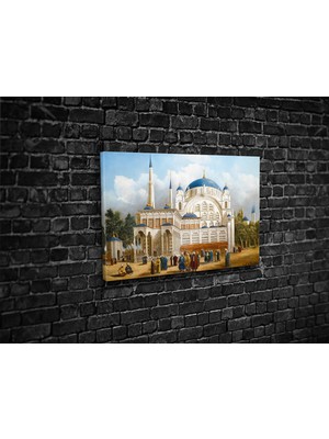 Tablo 360 Louis- Emile Pinel De Grandchamp- The Nusretiye Mosque Kanvas Tablo