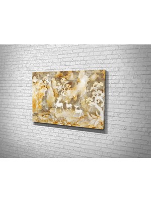 Tablo 360 Geyikler Kanvas Tablo