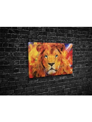 Tablo 360 Aslan Kanvas Tablo