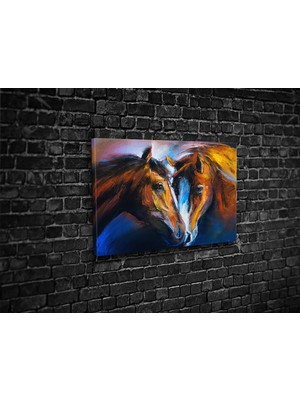 Tablo 360 Atlar Kanvas Tablo