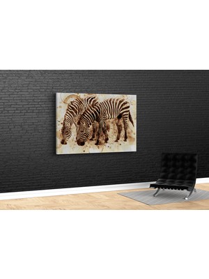 Tablo 360 Zebra  Kanvas Tablo