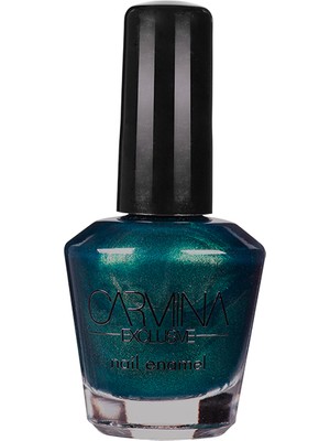 HUNCALIFE Carmina Exclusive Sedefli Zümrüt Yeşili Oje Geniş Fırça ile Kolay Uygulama