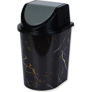 Çöp Kovası, Click Mermer Desenli Banyo Çöp Kovası No:1 (7 Litre)
