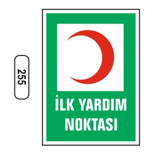 Ilk Yardım Noktası Uyarı Ikaz Levhası