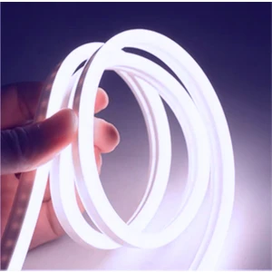 3 Metre 220 Volt Esnek Neon Hortum Şerit LED Işık Aydınlatma Tak Çalıştır Beyaz Işık