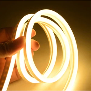 2 Metre 220 Volt Esnek Neon Hortum Şerit LED Işık Aydınlatma Tak Çalıştır Gün Işığı