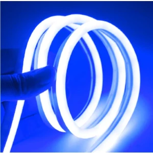 15 Metre 220 Volt Esnek Neon Hortum Şerit LED Işık Aydınlatma Tak Çalıştır Mavi Işık