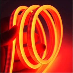 10 Metre 220 Volt Esnek Neon Hortum Şerit LED Işık Aydınlatma Tak Çalıştır Kırmızı Işık
