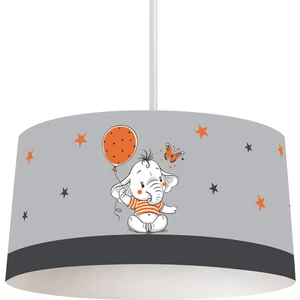 Talia Home  Turuncu Balon Çocuk ve Bebek  Odası Fon Perdesi 2 Kanat TLA-140