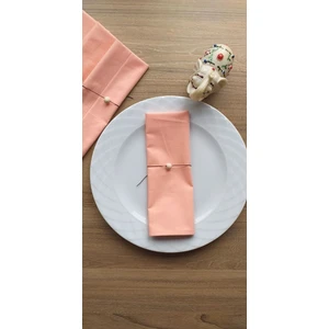 Emtory Home  6'lı Somon Organik Kumaş Servis Sunum Peçetesi