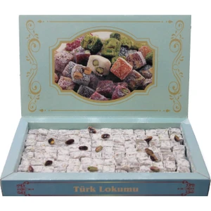 Çifte Kavrulmuş Antep Fıstıklı Lokum (1000Gr)