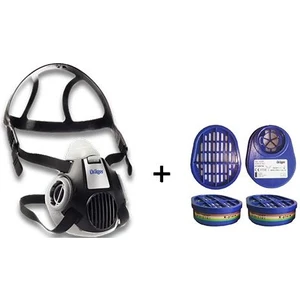 X-Plore 3300/M Yarım Yüz Gaz Maskesi + 6738816 A1B1E1K1 Filtre