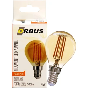 ORB-PA45 Sarı Işık LED Ampul